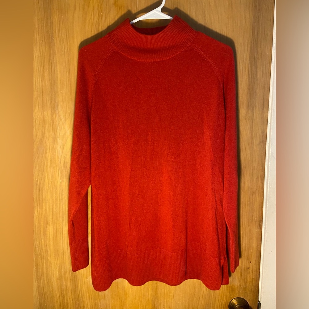 Appleseed's Vibrant Red Turtleneck Sweater